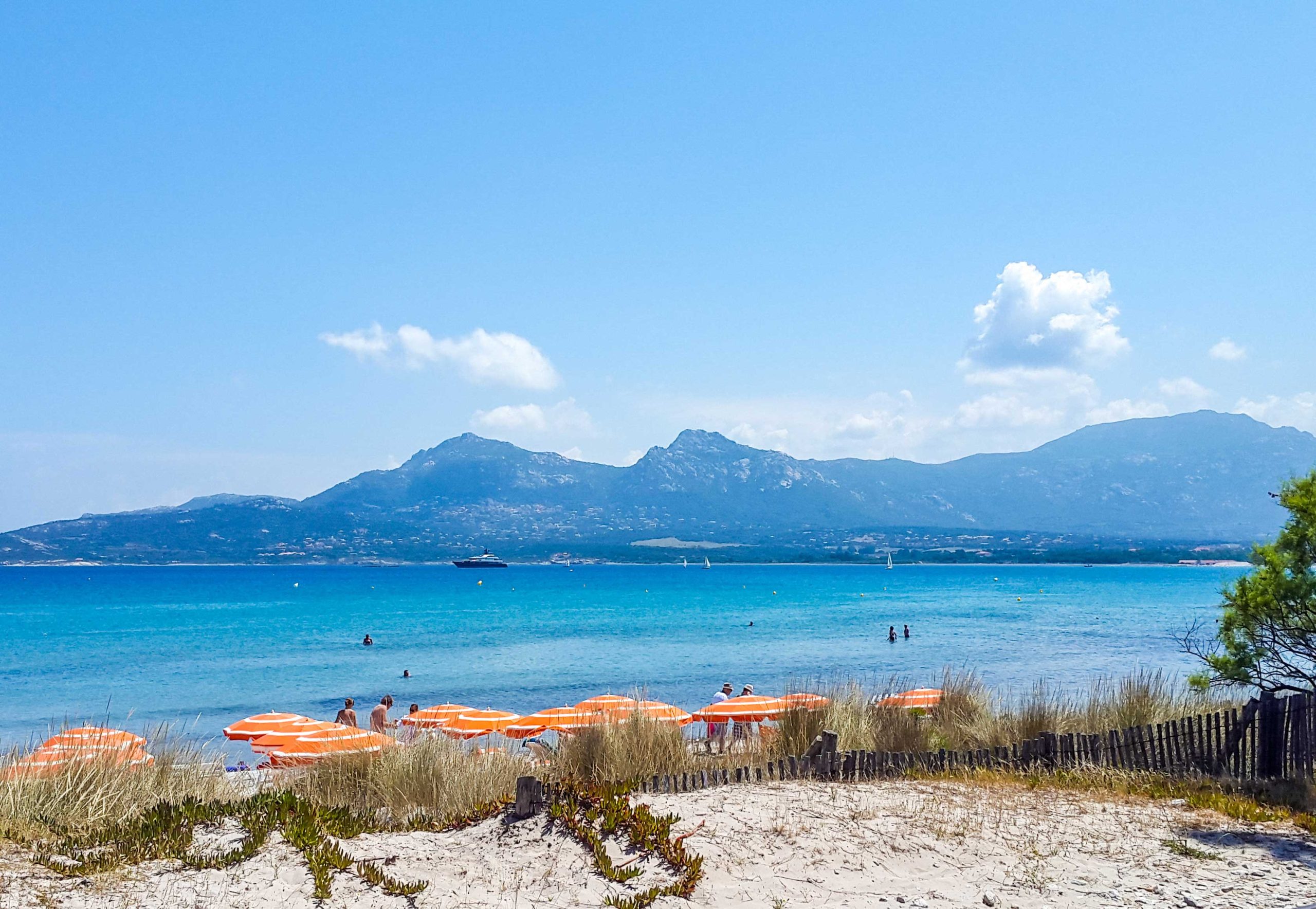 Our partners on the beach in Calvi