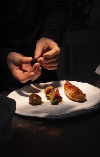 gourmet restaurant chef in Corsica