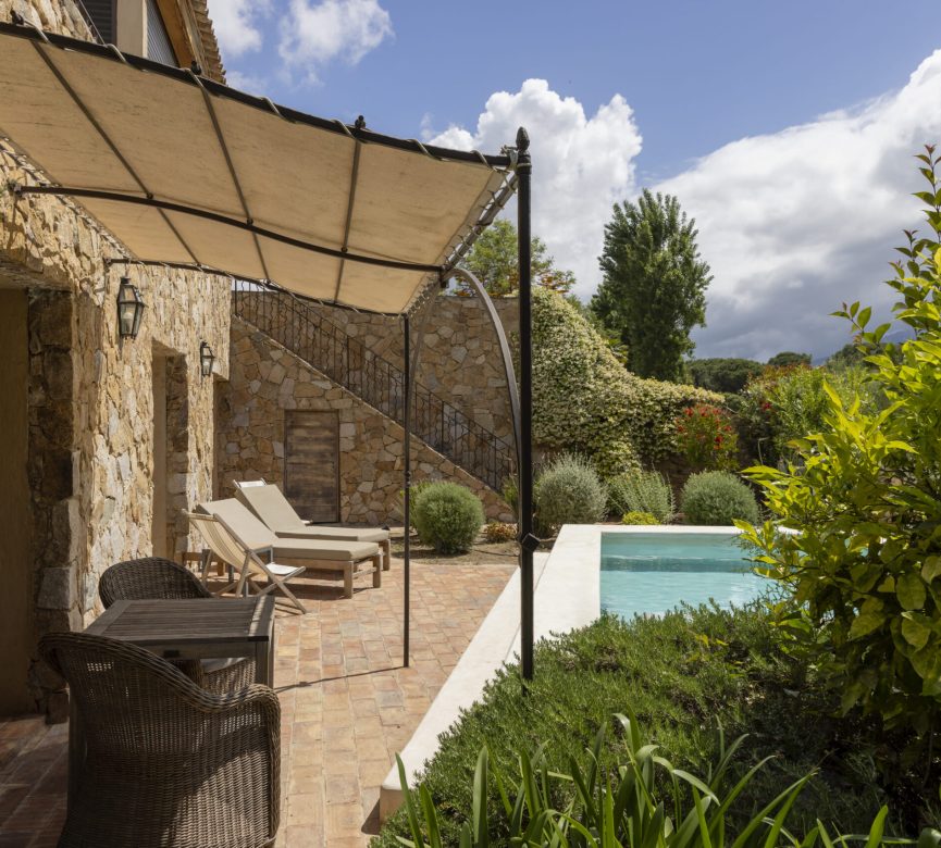 luxury hotel in Corsica, prestigious villa, exterior